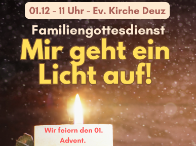 Familiengottesdienst am 01. Advent